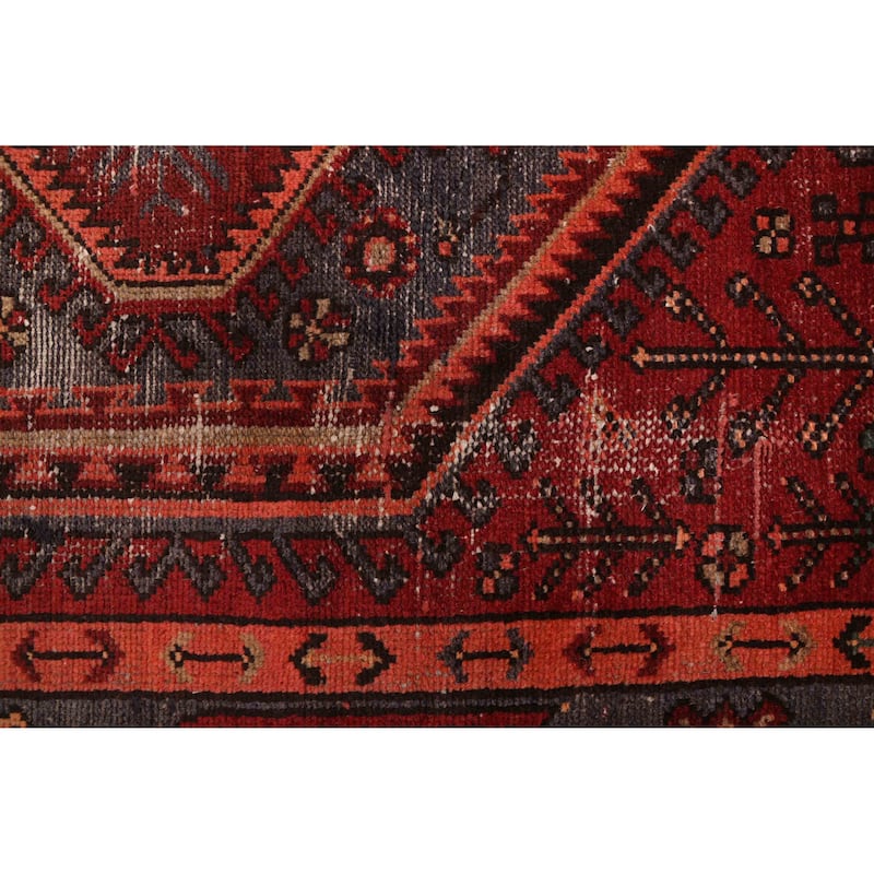 ECARPETGALLERY Hand-knotted Anadol Vintage Red Wool Rug - 3'1 x 9'6