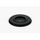 preview thumbnail 5 of 10, Alno Traditional 1-3/4 Inch Diameter Cabinet Knob Backplate with Matte Black