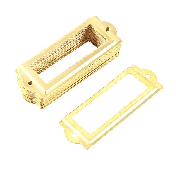 Label Holders Post Office File Drawer Door Tag Label Card Holder