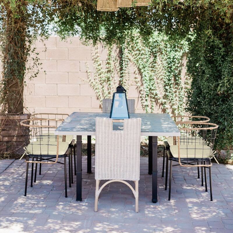 Aoodor Outdoor Dining Chair Cushions Set of 4, Waterproof Patio Furniture Seat Cushions, 18 x 19 inch - 18"x19"