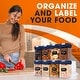 preview thumbnail 11 of 25, Cheer Collection Set of 8 Uniform Size Airtight Food Storage Containers