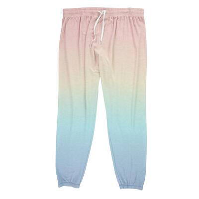 P.J. Salvage Womens Rainbow Pajama Jogger Pants,, Multicoloured, Small
