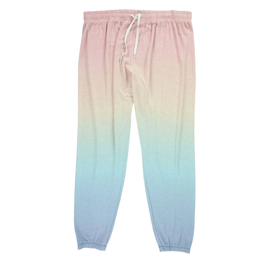 P.J. Salvage Womens Rainbow Pajama Jogger Pants,, Multicoloured, Small