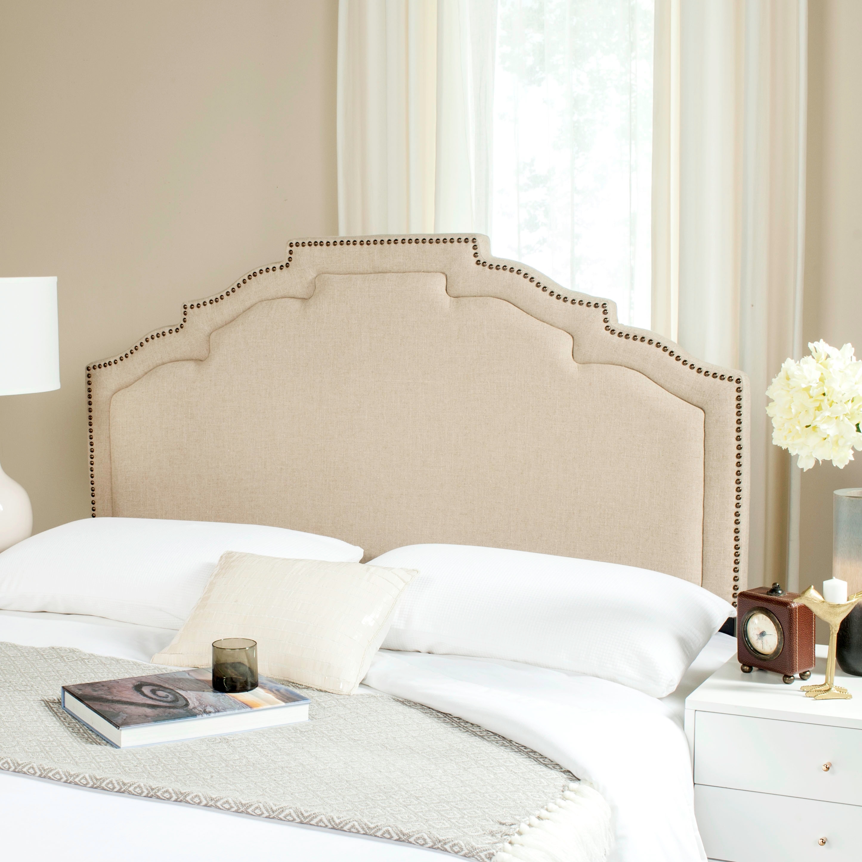 SAFAVIEH January Modern Wood Headboard, 40.9-Inch