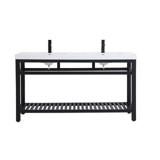 Elegant Lighting VF14060D Raya 60" Specialty Cast Iron Console