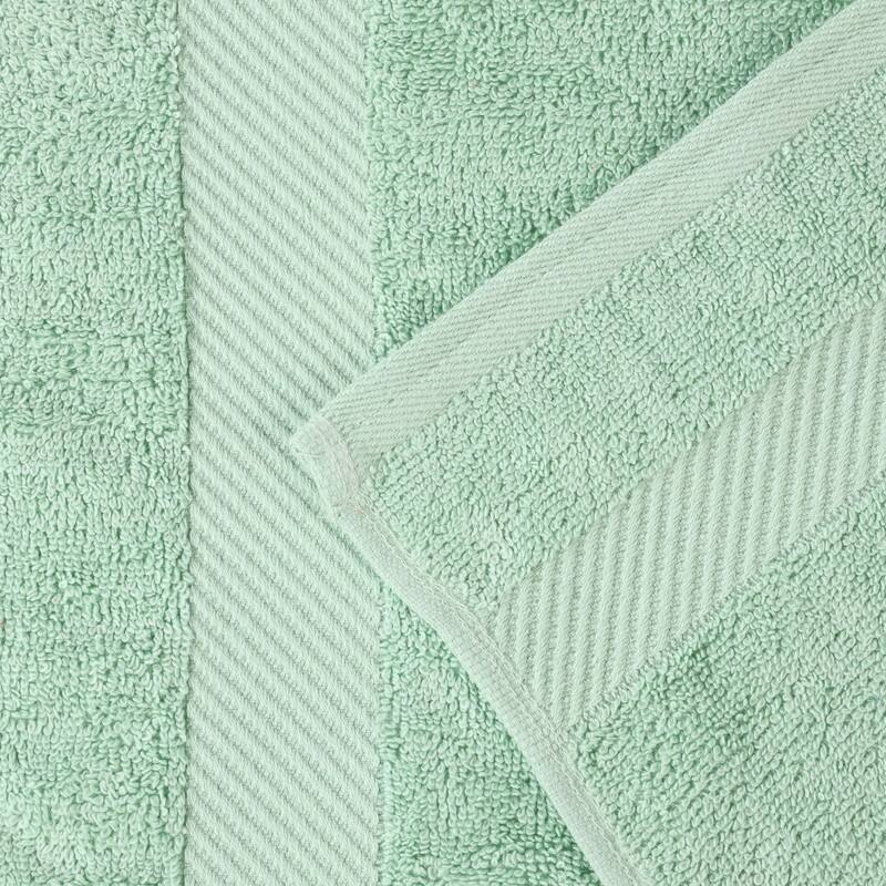 Superior Luxury Solid Highly Absorbent Egyptian Cotton 6 Piece Bath, Face, and Hand Towel Set
