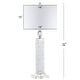 preview thumbnail 9 of 10, Lucille 32" LED Seashell Table Lamp, White (Set of 2) by JONATHAN Y
