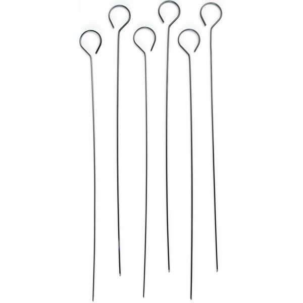 Charcoal Companion CC5042 Kabob Non-Stick Skewers, 13", Set of 6