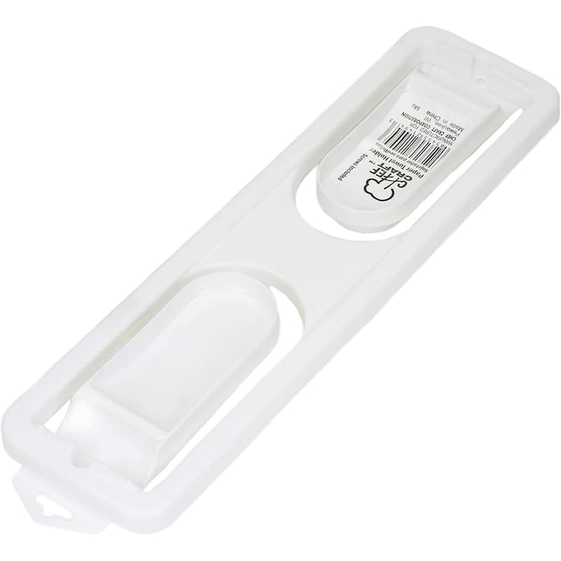 Chef Craft Paper Towel Roll Holder - Durable Plastic Wall Mount Design with Screws