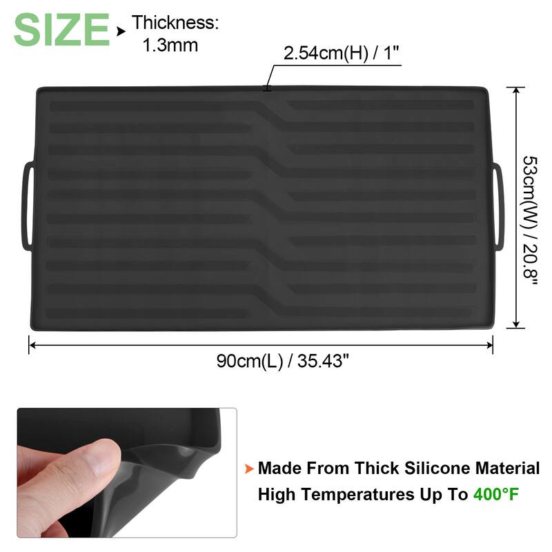Griddle Mat Silicone Protective Cover Mat