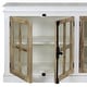 preview thumbnail 3 of 4, The Gray Barn Upper Glen 4-Door Crisp Two Tone White and Natural Credenza