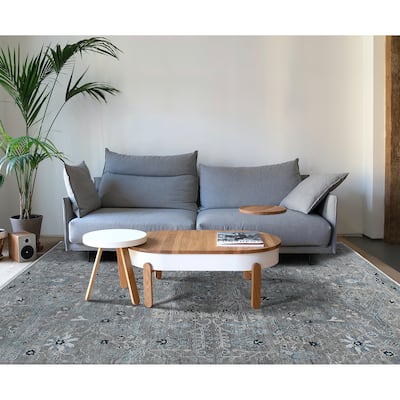 Majestic Voilie Modern & Contemporary Geometric Hand-Knotted Area Rug