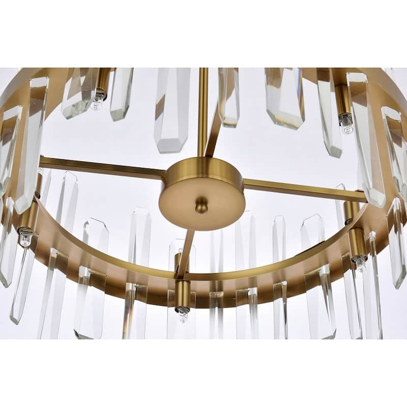 Indigo Home 20 inch crystal round pendant