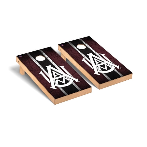 slide 2 of 5, Alabama A&M Bulldogs Vintage Cornhole Board Set