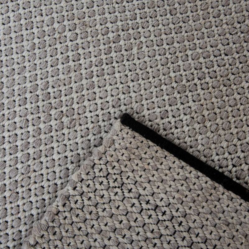 Alora Decor Wade Collection Ivory Contemporary Indoor/Outdoor Area rug