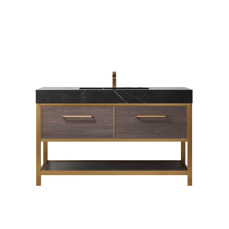 Segovia Bath Vanity with Sintered Stone Top