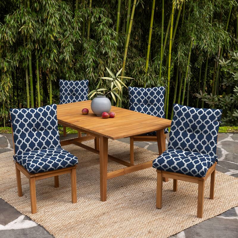 ARDEN earthFIBER Plush Modern Tufted Polyfill Dining Chair Cushion, Set of 2