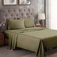 preview thumbnail 57 of 102, Superior Egyptian Cotton 300 Thread Count Solid Bed Sheet Set California King - Sage