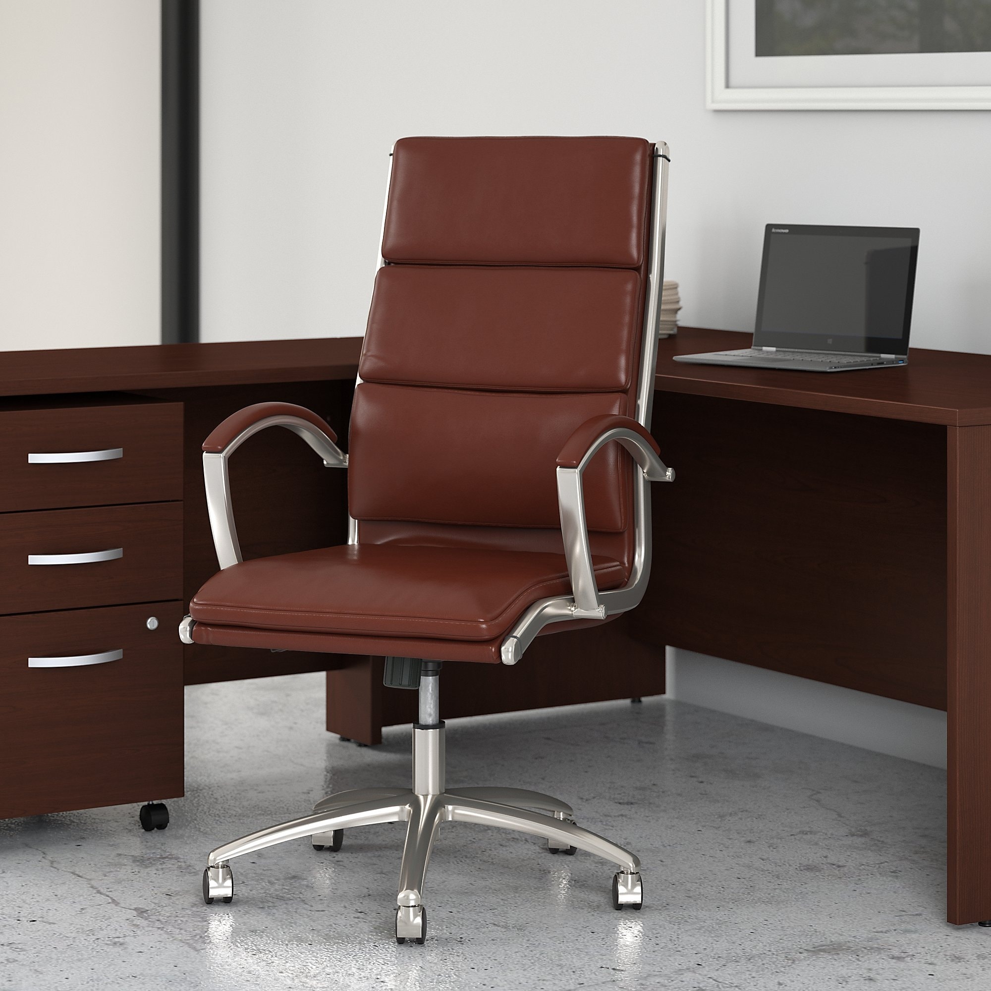Bush Business Furniture Studio C High Back Executive Office Chair by