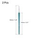 preview thumbnail 2 of 4, Detailing Paint Brush 0.33" Bristle Length with Blue Wood Handle 2Pcs Blue