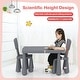preview thumbnail 9 of 8, Gymax Kids Table & 2 Chairs Set Toddler Activity Play Dining Study