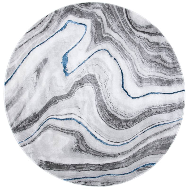 SAFAVIEH Craft Clytie Modern Abstract Marble Pattern Rug