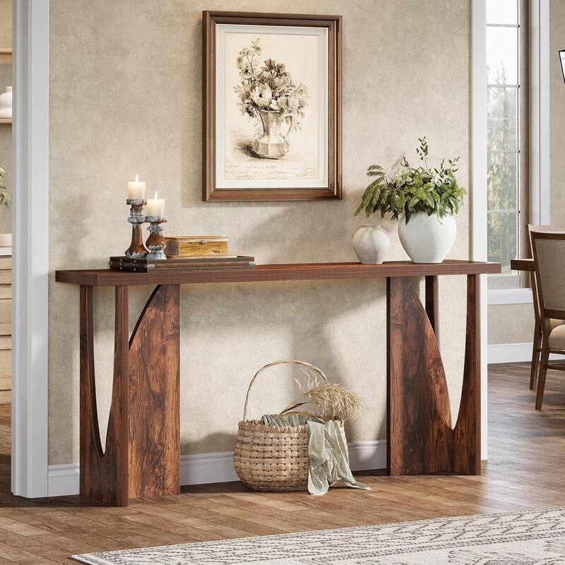 70.9 Inches Narrow Console Sofa Table for Entryway Living Room - 70.9"W *11.8"D*31.5"H