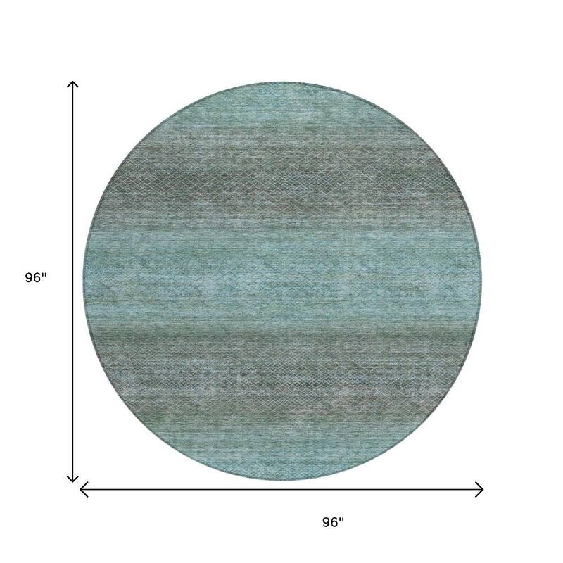 HomeRoots Geometric Transitional Rectangle Outdoor Rug