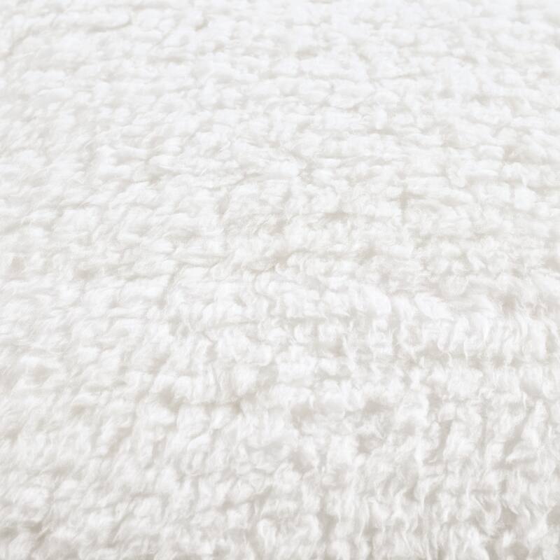 Lush Decor Cozy Soft Sherpa Reversible Decorative Pillow Cover