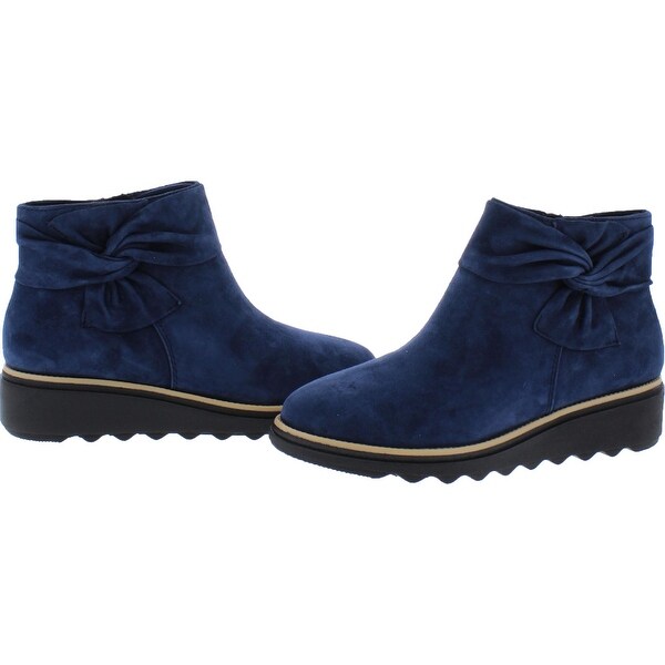 Clarks cloudsteppers wedge ankle boots store