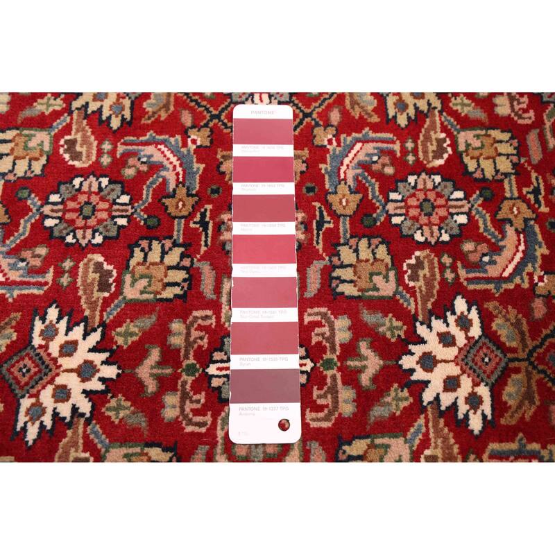 ECARPETGALLERY Hand-knotted Bijar Red Wool Rug - 5'5 x 8'1