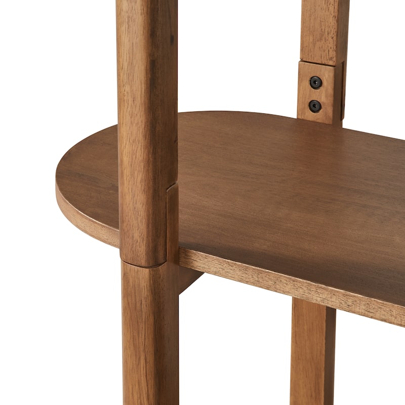 Bower Home 60" Modern Wood Bookcase - 32 W x 15 D x 60 H"