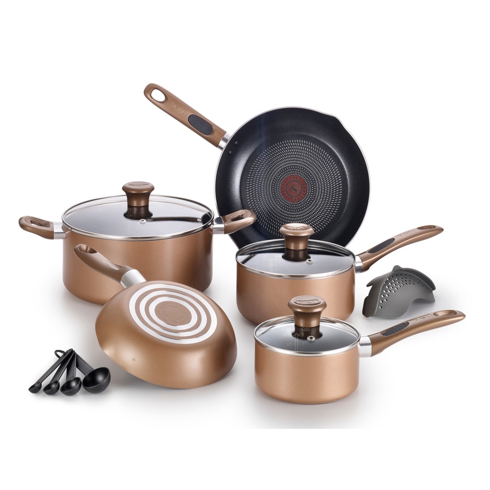 14-Piece Nonstick Cookware PTFE/PFOA/PFOS-Free Heat Resistant Lacquer  Kitchen Ware Set - Yahoo Shopping