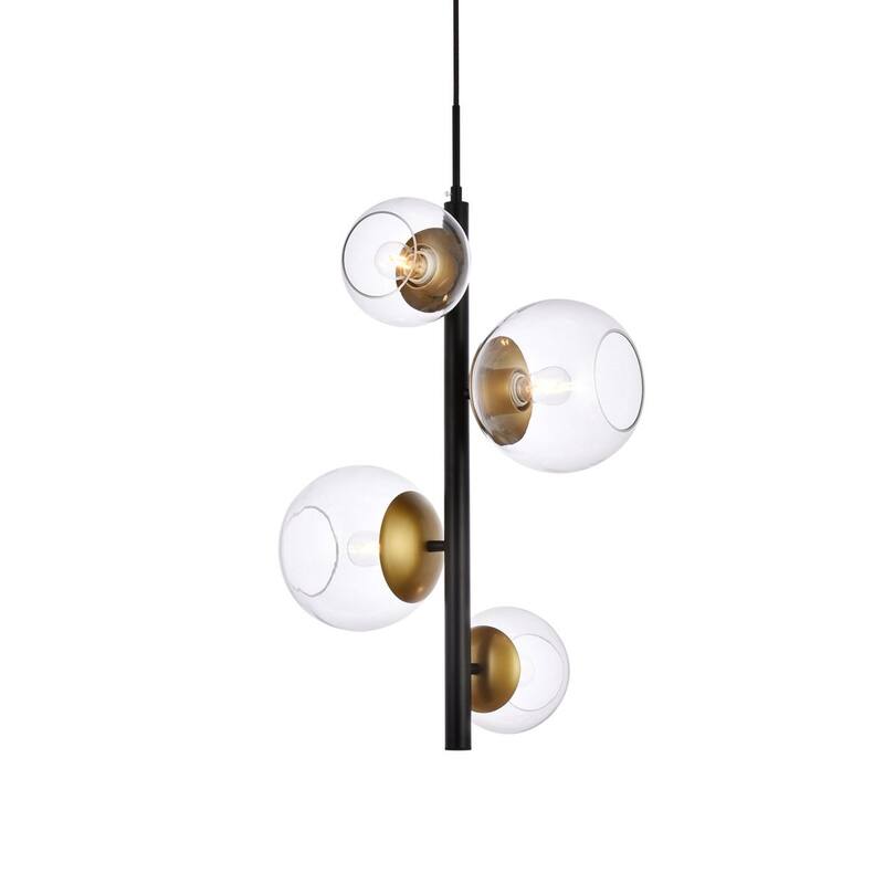 Warren 18 inch Pendant with Clear Shade - N/A