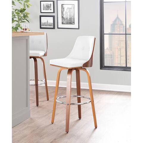 Carson Carrington Oscar 29.5" Fixed-Height Upholstered Bar Stool (Set of 2)
