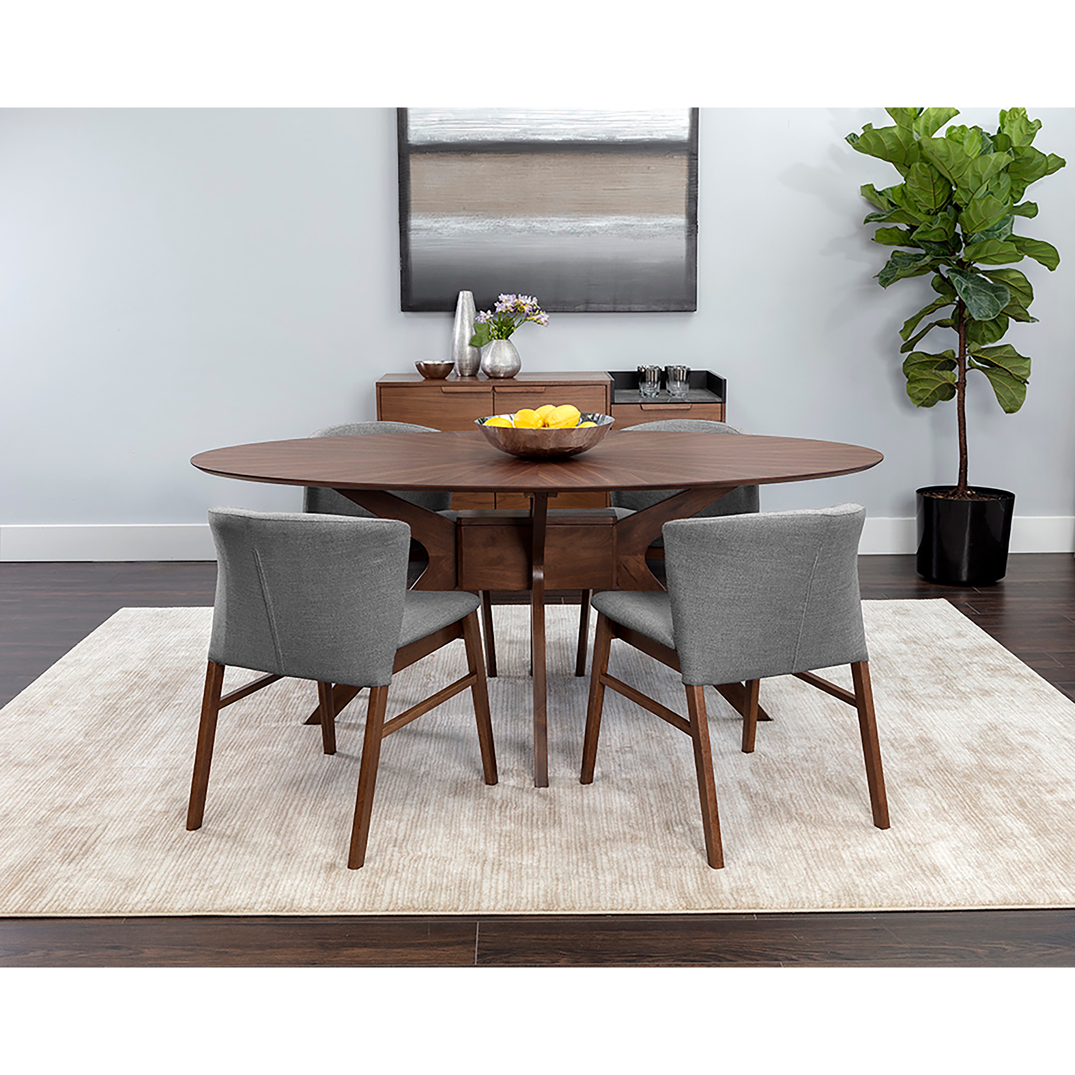 HADLEY Dining Chair ブラウン・グレー