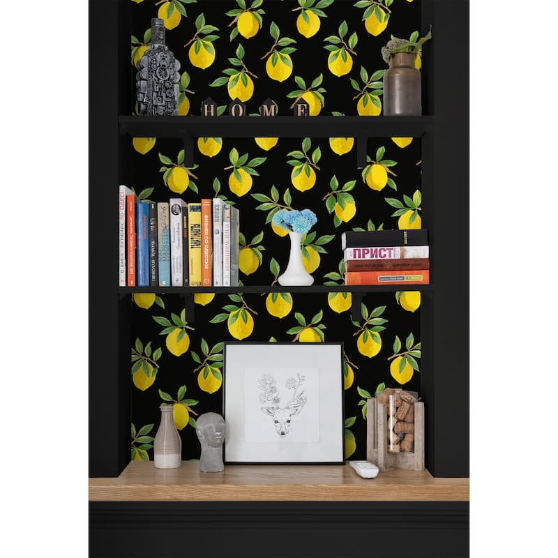 Daisy Bennett Designs Lemoncello Peel and Stick Wallpaper
