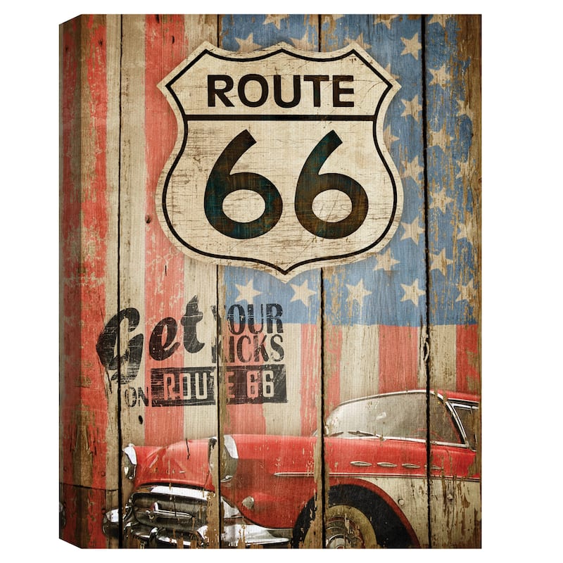 Get Your Kicks I Canvas Art Print