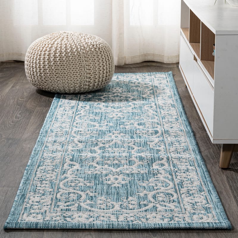 JONATHAN Y Tuscany Filigree Indoor/Outdoor Area Rug