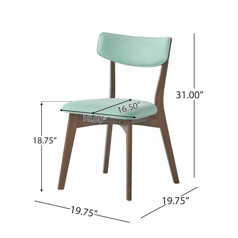 Christopher Knight Home - Genevra Wood and Fabric Dining Set