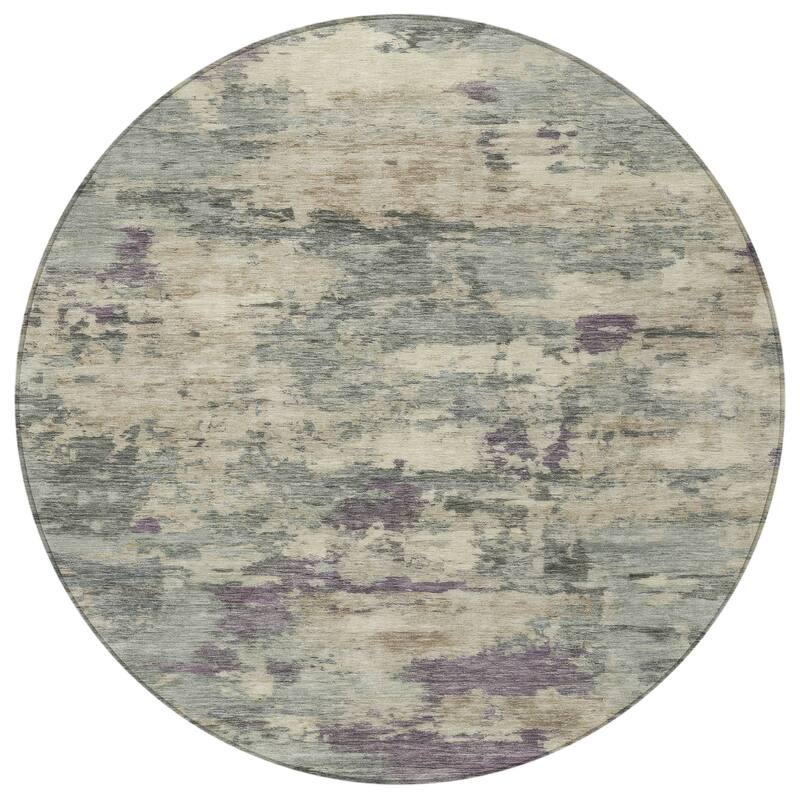HomeRoots Abstract Transitional Rectangle Outdoor Rug