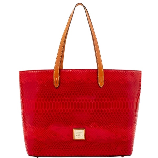 Dooney & Bourke Snake Small Shopper (Introduced by Dooney & Bourke at $268 in Jul 2016) - Red
