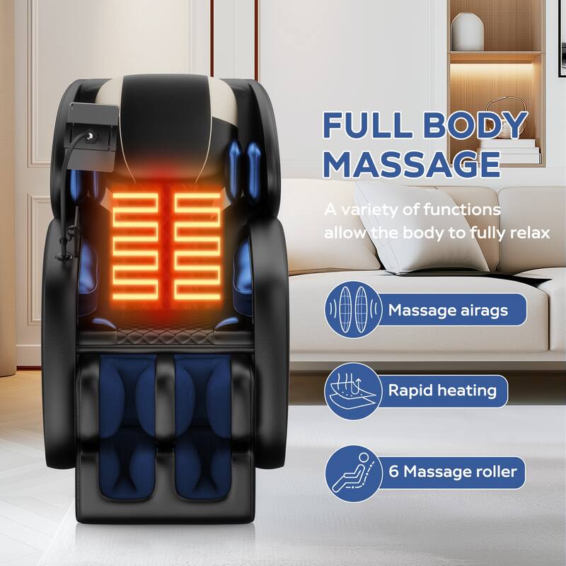 Massage Chair Recliner with Zero Gravity with Full Body Air Pressure