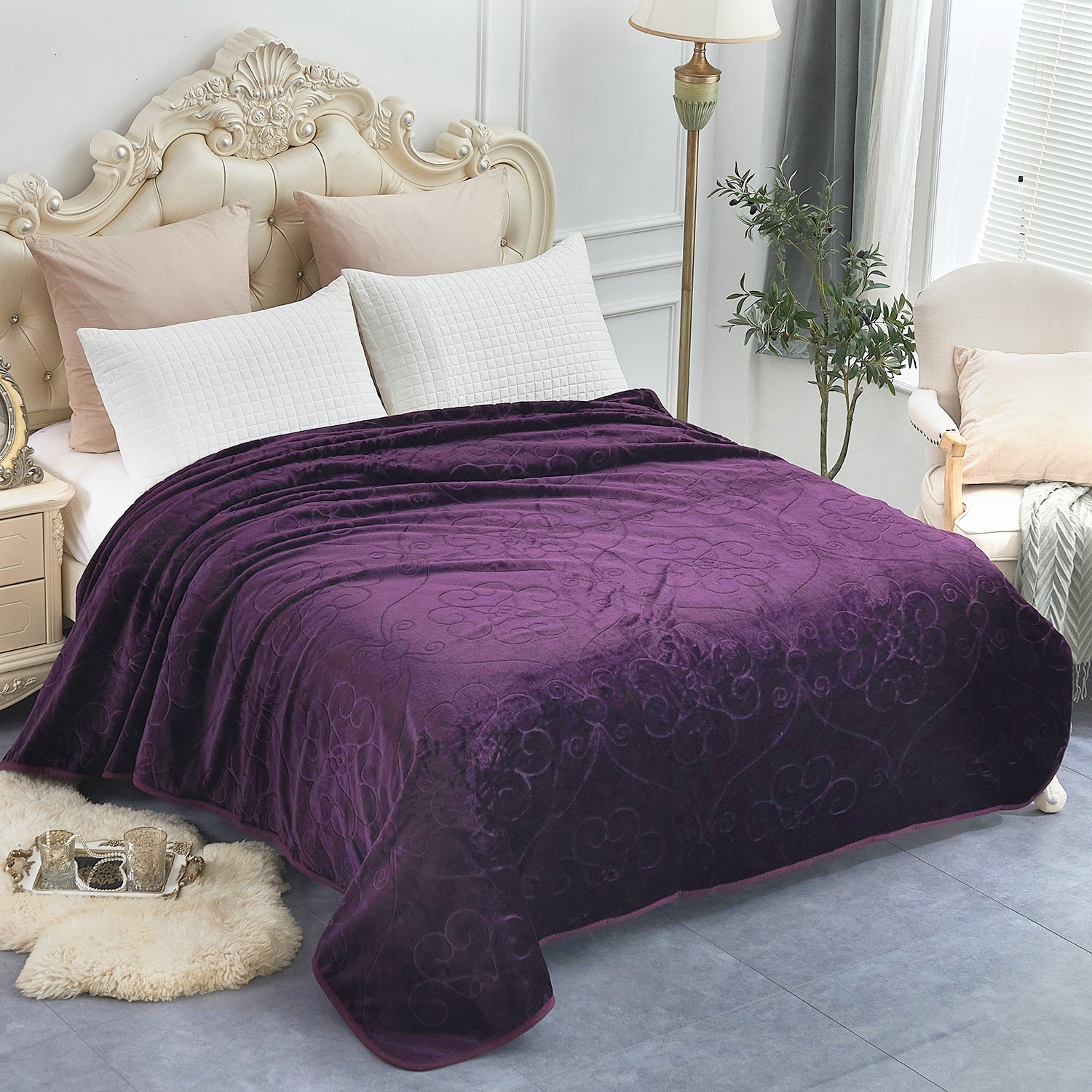 Twin clearance mink blanket
