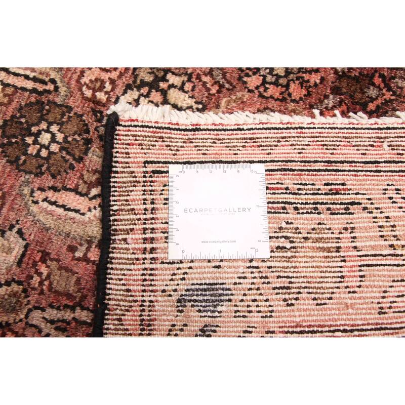 ECARPETGALLERY Hand-knotted Andelz Dark Red Wool Rug - 3'7 x 9'9