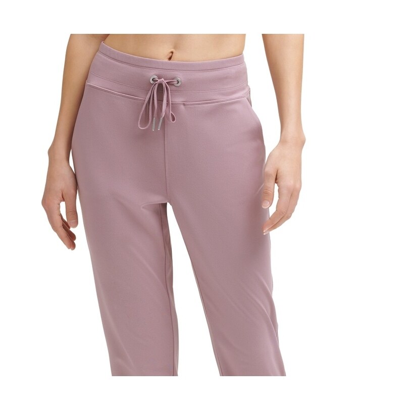 Calvin Klein Women's Slim Fit Full Length Joggers Pink Size XL