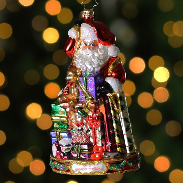 Ready To Go Ornament Christopher Radko Wrapped Up