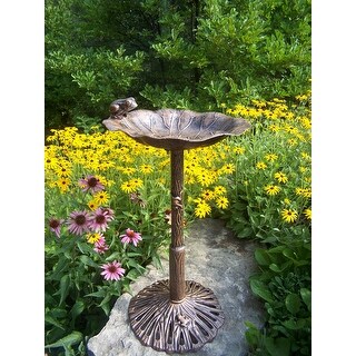 Premium Frog Bird Bath