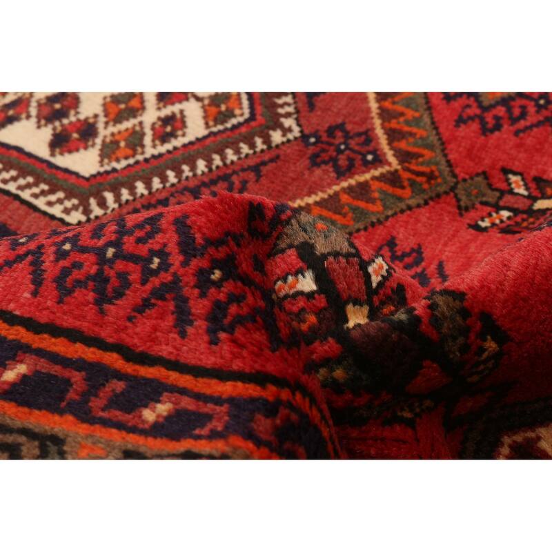 ECARPETGALLERY Hand-knotted Konya Red Wool Rug - 3'5 x 4'9