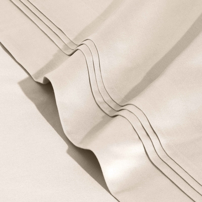 Blue Nile Mills 1500 Thread Count Egyptian Cotton Deep Pocket Solid Sheet Set